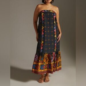 Farm Rio Embroidered Maxi Dress Size L
